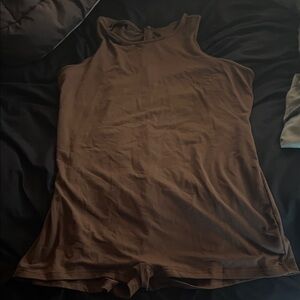 SHEIN Chocolate Brown Jumpsuit Shorts one-piece. New with no tags.
